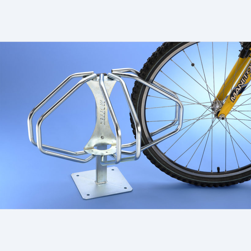 Range vélos Étoile 3 vélos sur pied - MOTTEZ - B203C