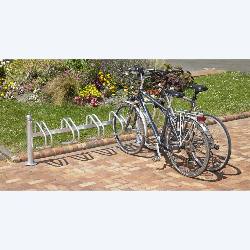 Râtelier New York 5 vélos côte à côte - MOTTEZ - B209V5GA