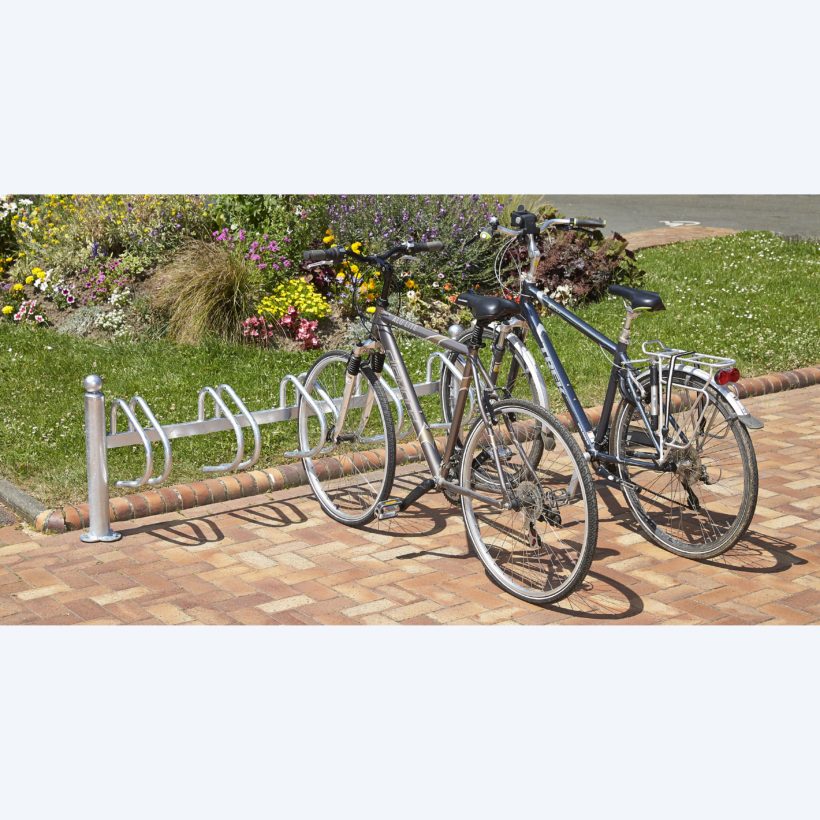 Râtelier New York 5 vélos côte à côte - MOTTEZ - B209V5GA