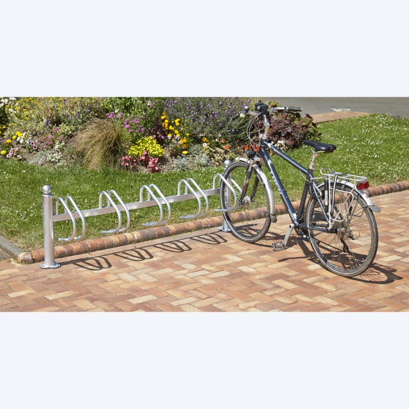 Râtelier New York 5 vélos côte à côte - MOTTEZ - B209V5GA