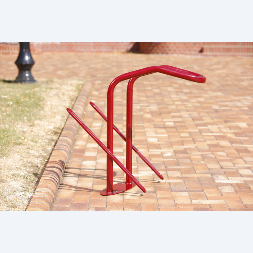 Range 2 vélos pour antivol U : roue avant et cadre - MOTTEZ - B212V