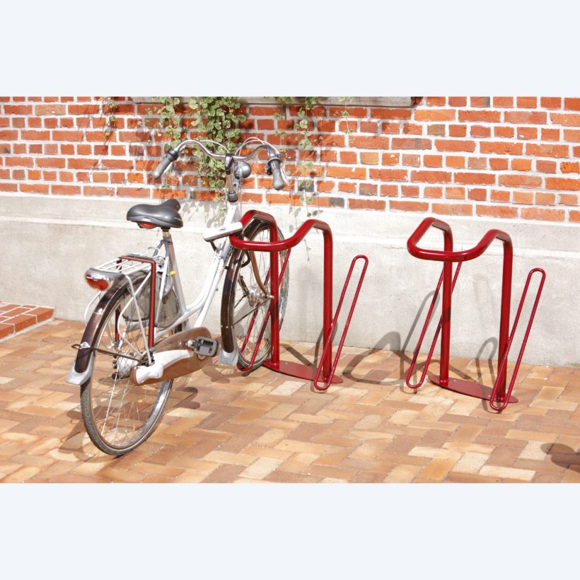 Range 2 vélos pour antivol U : roue avant et cadre - MOTTEZ - B212V