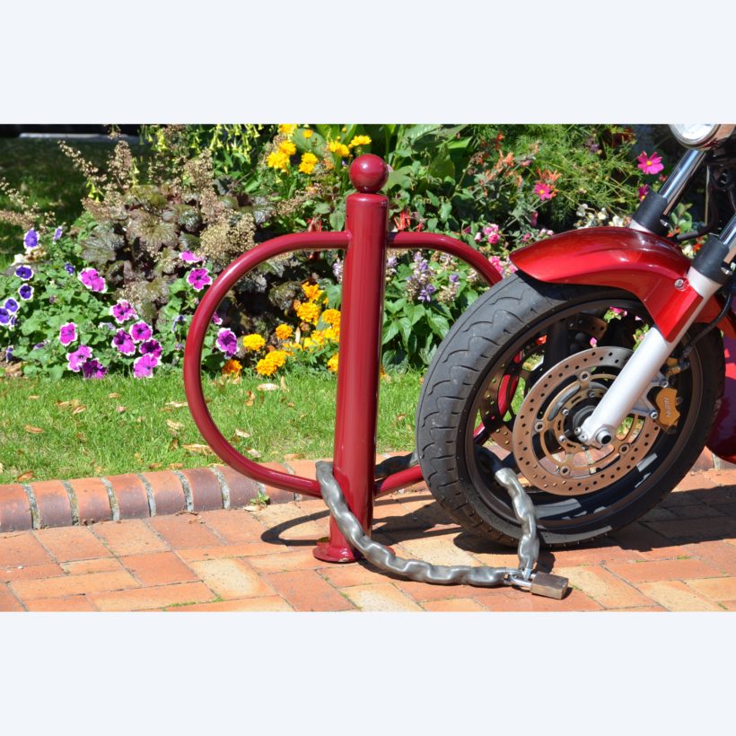  Poteau range moto antivol  - MOTTEZ - B213V