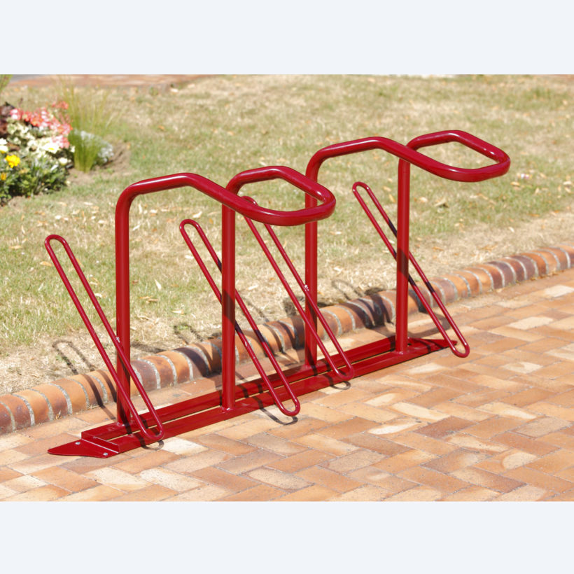 Range 4 vélos pour antivol U : roue avant et cadre - MOTTEZ - B214V