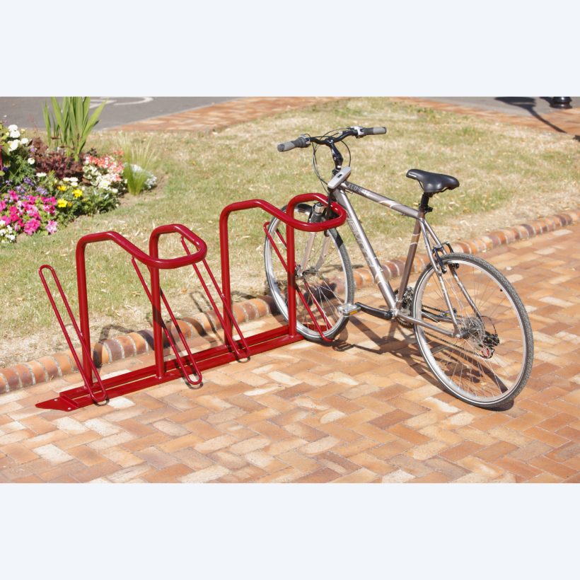 Range 4 vélos pour antivol U : roue avant et cadre - MOTTEZ - B214V