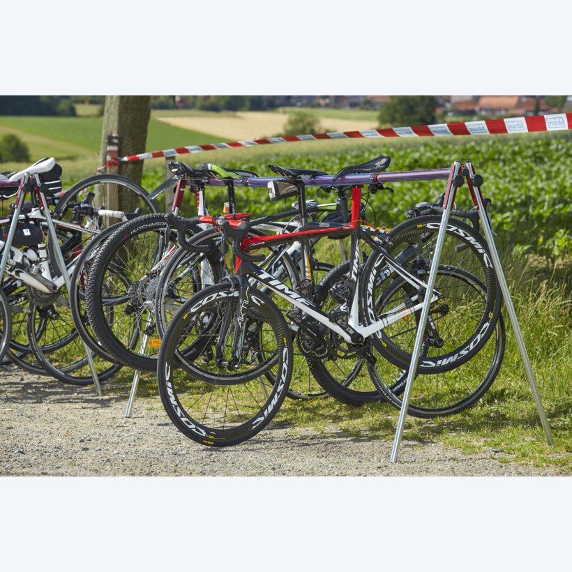 Râtelier 9 vélos pliant nomade - MOTTEZ - B219C