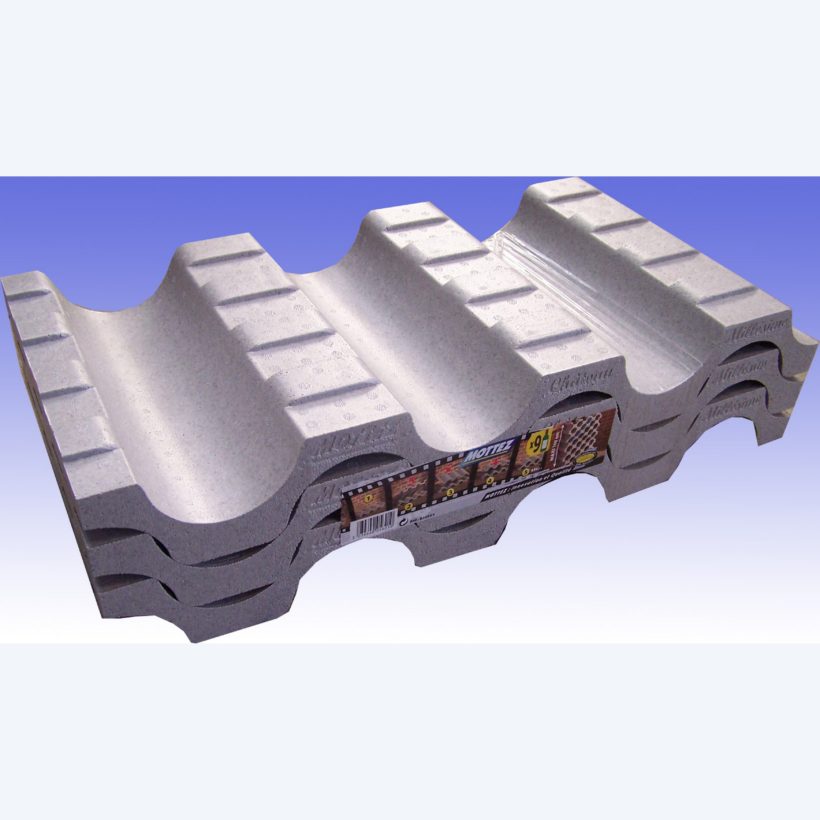 Casier bouteilles polystyrène 9 bouteilles - MOTTEZ - B229V3