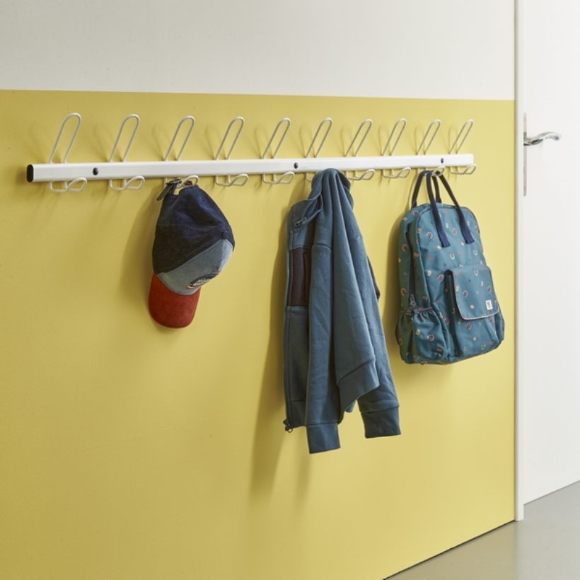 Portemanteaux 10 patères coloris blanc - MOTTEZ - B230CBC