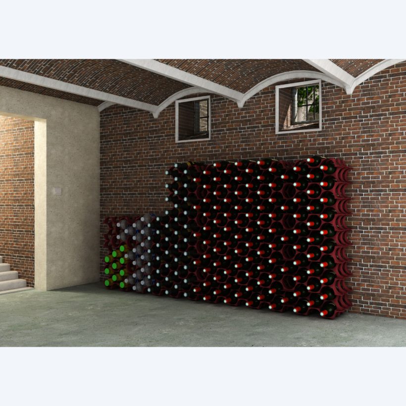 Casier bouteilles polypropylène 7 bouteilles - MOTTEZ - B232V