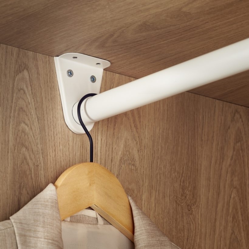 Barre de penderie de 655 à 120 cm - MOTTEZ - B240S120BC