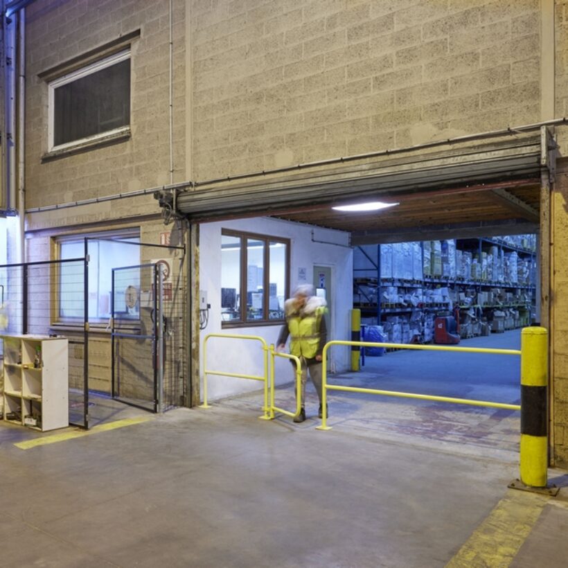  Portillon zingué + poudré jaune pour barrière de protection  - MOTTEZ - B253SZJ