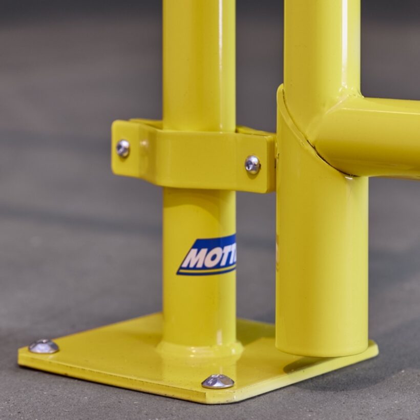  Portillon zingué + poudré jaune pour barrière de protection  - MOTTEZ - B253SZJ