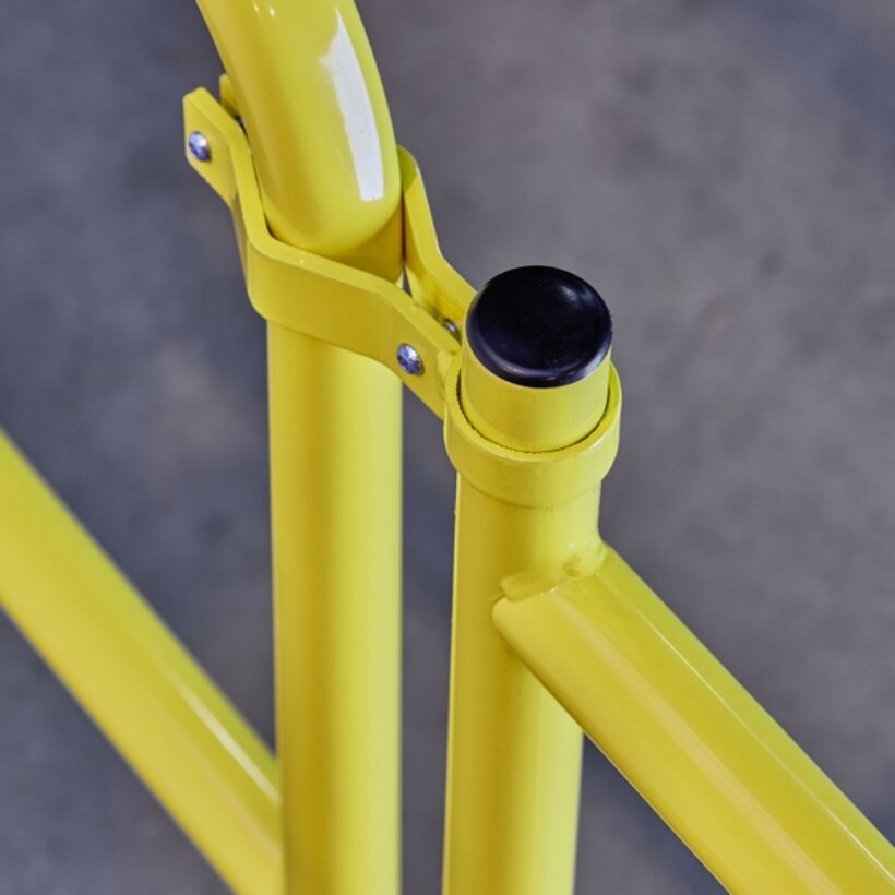  Portillon zingué + poudré jaune pour barrière de protection  - MOTTEZ - B253SZJ