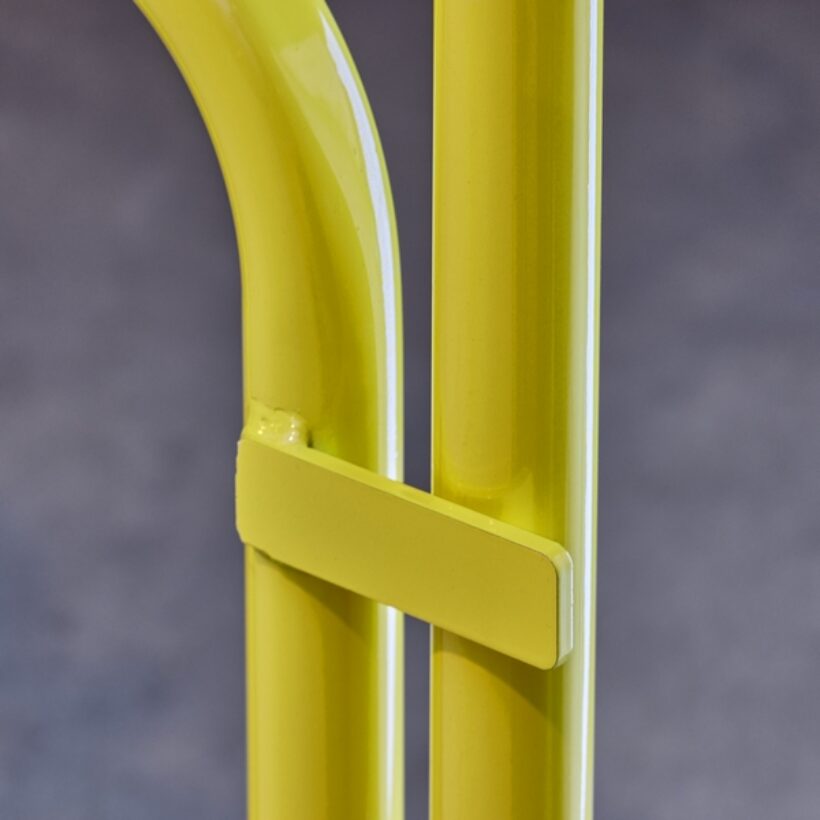  Portillon zingué + poudré jaune pour barrière de protection  - MOTTEZ - B253SZJ