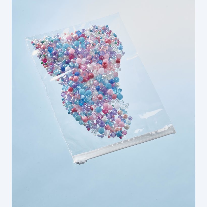 Lot de 20 sachets plastiques transparent avec curseur de fermeture -10 x 8 cm - MOTTEZ - B280SH10