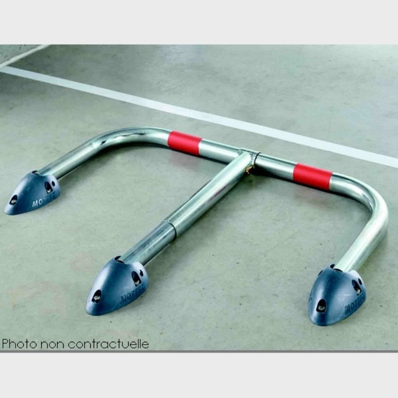 Barrière de parking design serrure clé triangle pompier - MOTTEZ - B295C