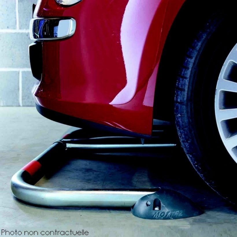 Barrière de parking design serrure clé triangle pompier - MOTTEZ - B295C