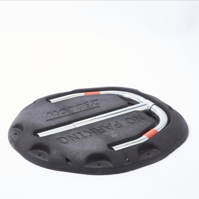 Barrière de parking en caoutchouc recyclé - MOTTEZ - B296C