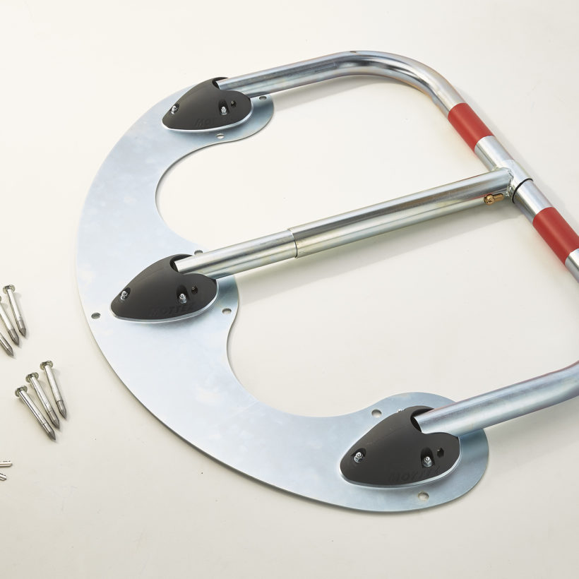 Barrière de parking « spécial macadam »carton neutre avec clés identiques - MOTTEZ - B301CCI