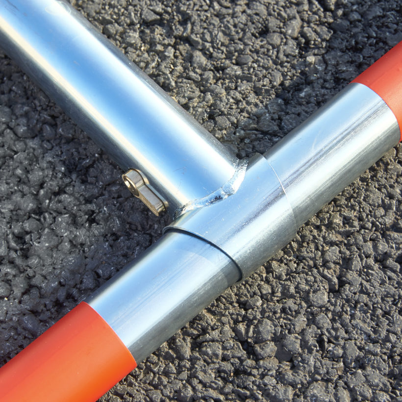 Barrière de parking « spécial macadam »carton neutre avec clés identiques - MOTTEZ - B301CCI