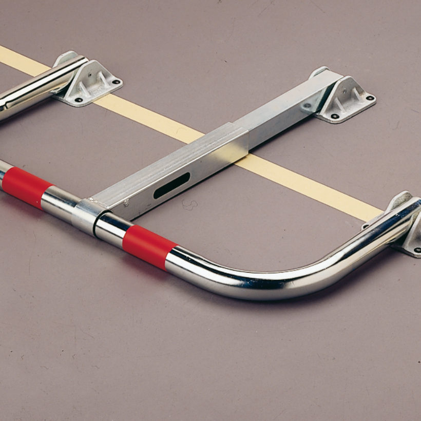 Barrière rabattable standard fermeture serrure cylindre européen carton neutre - MOTTEZ - B307C