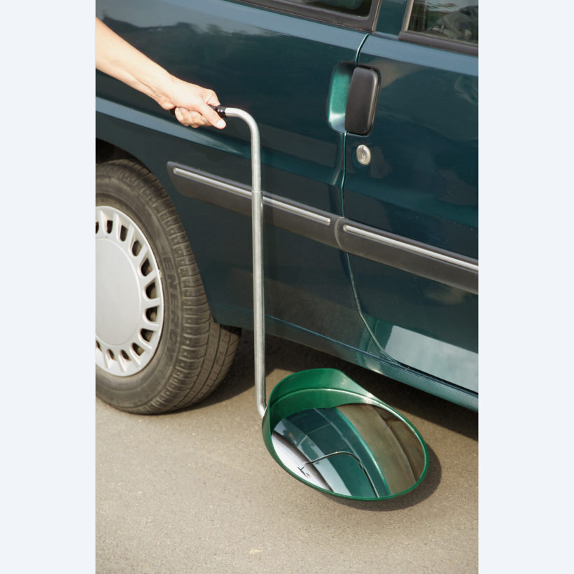 Miroir de visite Ø 30cm avec poignée sur canne 120m - MOTTEZ - B313C