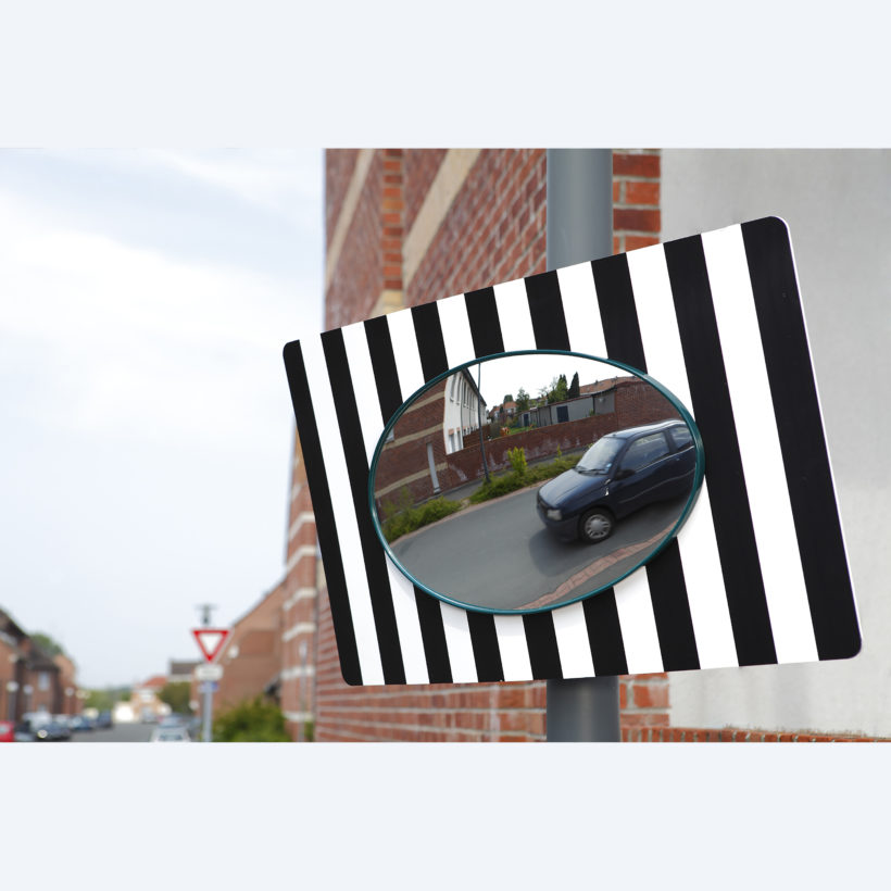 Miroir de sortie Ø 56 x 34cm usage domaine public - MOTTEZ - B319POVAPV