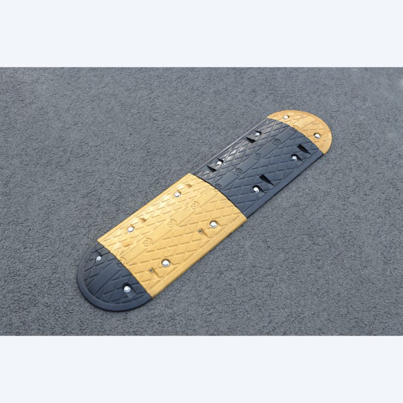 Élément d’Extérieur Jaune pour Ralentisseur en Caoutchouc - MOTTEZ - B323VJ