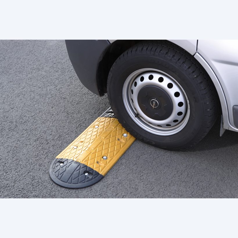 Élément d’Extérieur Jaune pour Ralentisseur en Caoutchouc - MOTTEZ - B323VJ