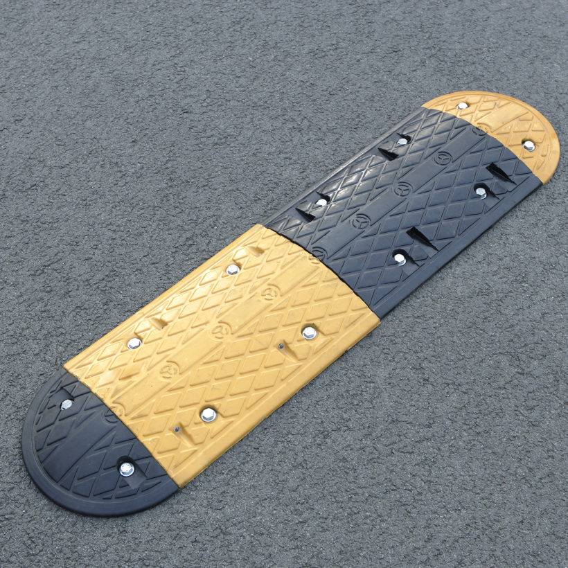 Élément de Base Jaune pour Ralentisseur en Caoutchouc - MOTTEZ - B324VJ