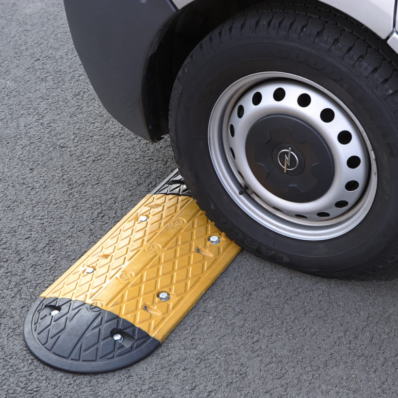 Élément de Base Jaune pour Ralentisseur en Caoutchouc - MOTTEZ - B324VJ