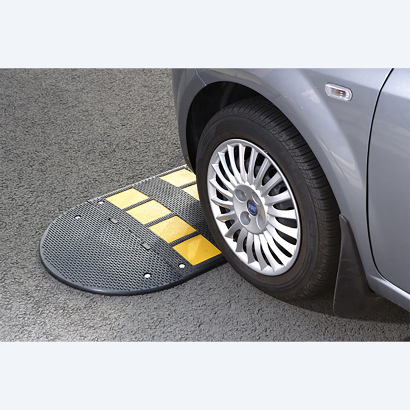 2 éléments d’Extérieur Noir pour Ralentisseur en Caoutchouc - MOTTEZ - B329S2