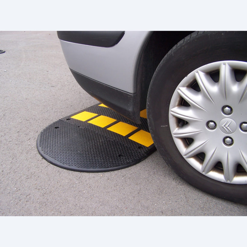 2 éléments d’Extérieur Noir pour Ralentisseur en Caoutchouc - MOTTEZ - B329S2