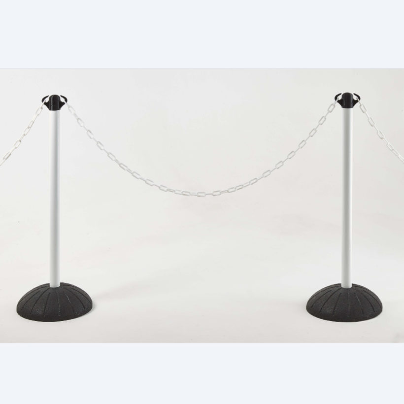 Potelet avec socle en caoutchouc noir « pro » - MOTTEZ - B347SBC