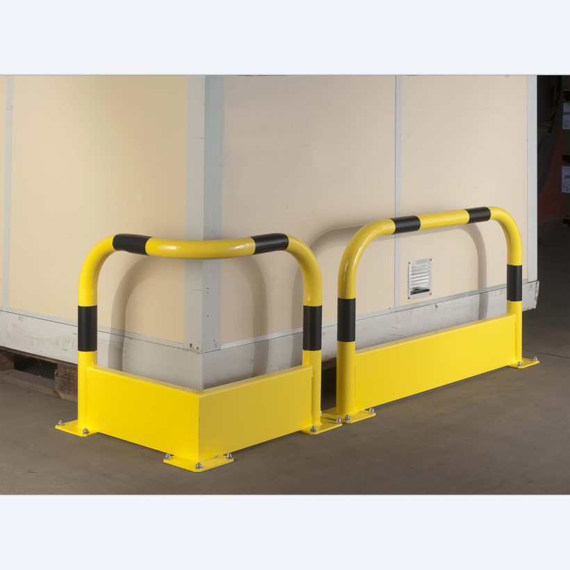 Arceaux avec plinthes en tôle de protection en angle - MOTTEZ - B366SANG