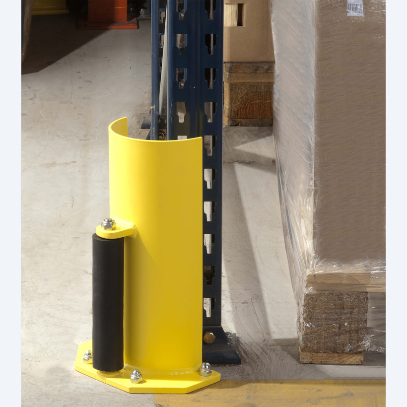 Protection échelle de rack avec guidage « roulettes » - MOTTEZ - B378SGAL