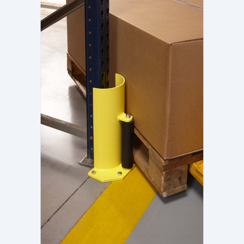 Protection échelle de rack avec guidage « roulettes » - MOTTEZ - B378SGAL