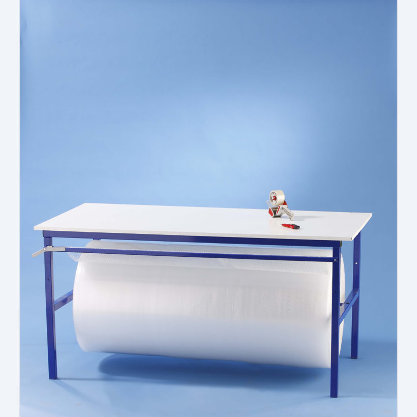 Table de découpe et emballage avec dérouleur bulles - MOTTEZ - B392C