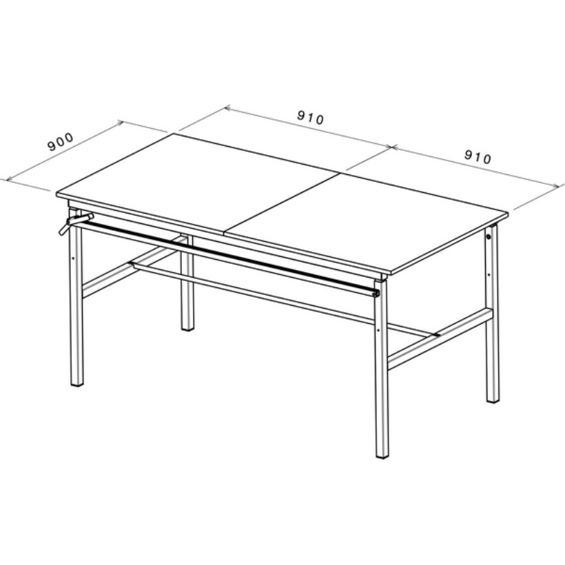 Table de découpe et emballage avec dérouleur bulles - MOTTEZ - B392C
