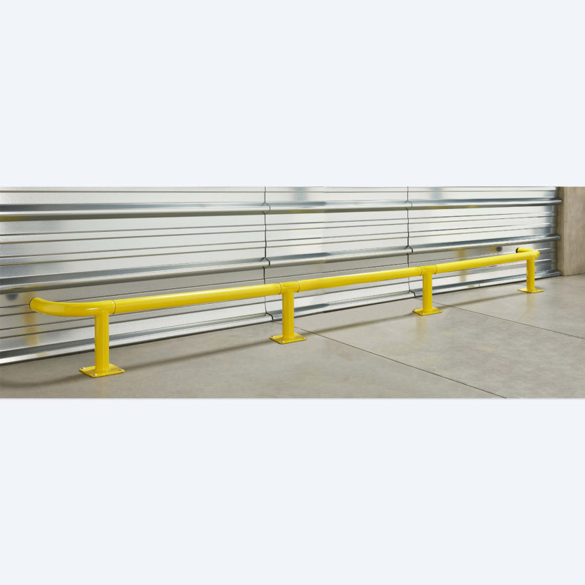 Arceaux de Protection de Rack - Longueur utile 246cm - Jaune - MOTTEZ - B400C260