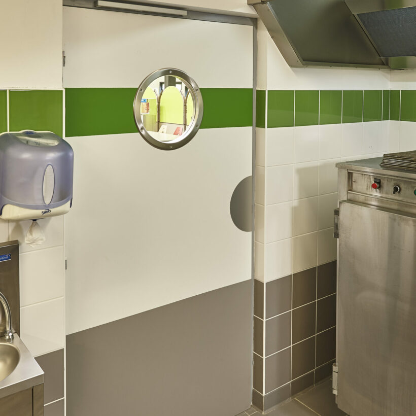  Hublot de porte rond Ø 38.5 cm métal  - MOTTEZ - B409S2MET39