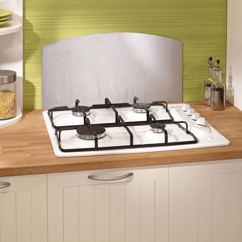 Plaque de protection pour la cuisine dôme 30 x 60cm inox - MOTTEZ - B536FIN