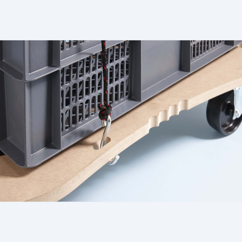 Plateau rouleur avec poignée - MOTTEZ - B740Q