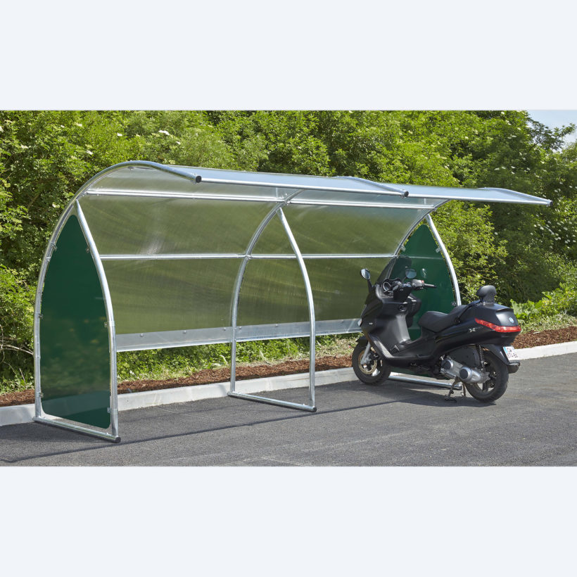 Abri 6 vélos / motos / scooters suivant - MOTTEZ - B801V