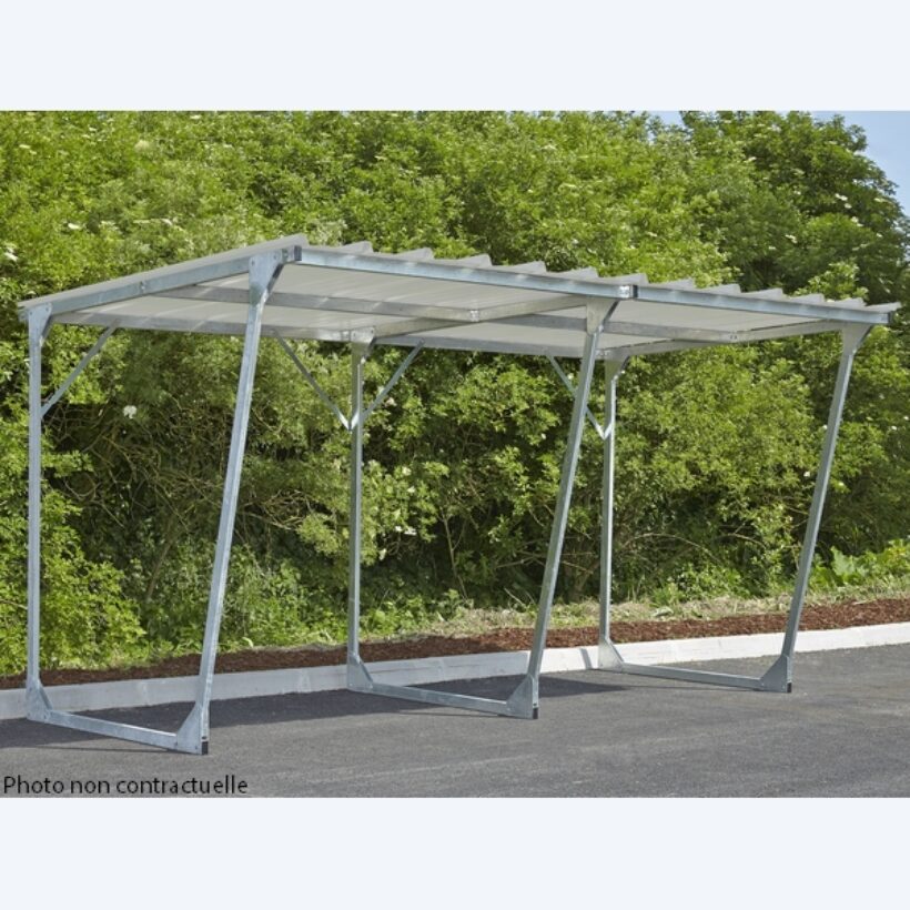 Abri vélo / moto / scooter ouvert suivant - MOTTEZ - B813CSUI