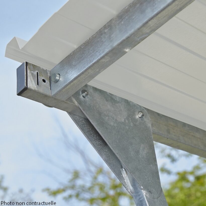 Abri vélo / moto / scooter ouvert - MOTTEZ - B813C