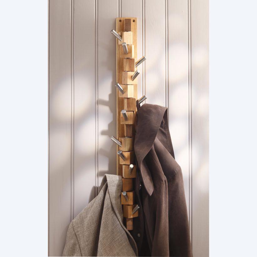  Porte-manteaux chêne 13 patères  - MOTTEZ - B846V
