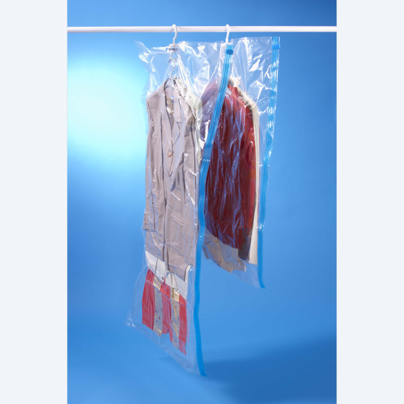 Housse de rangement sous vide cintre 70cm x 145 cm - MOTTEZ - B865S