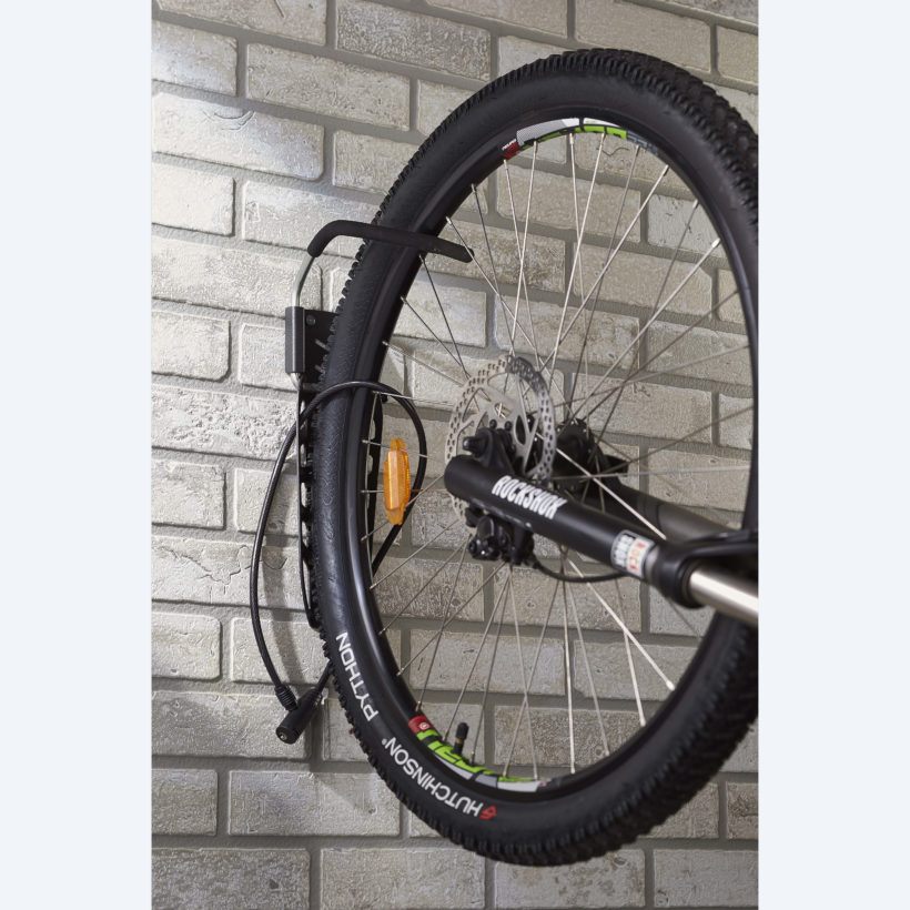 Crochet vélo mural pour fat bike avec système antivol - MOTTEZ - B865VXL