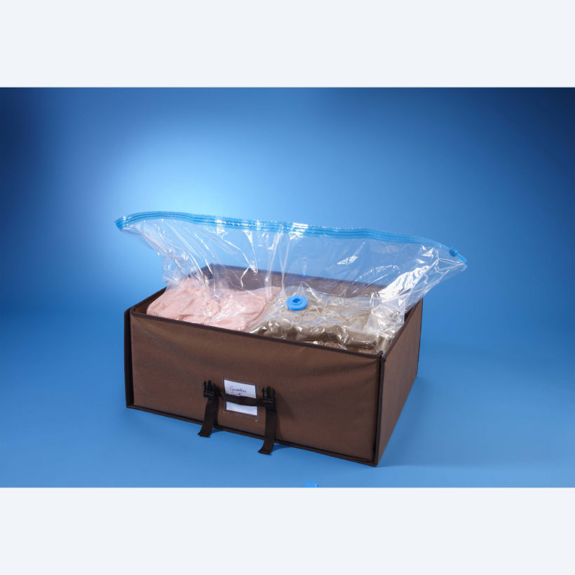 Housse de rangement valise 50 x 65 x 15 cm + housse 70 x 105 x 32 cm - MOTTEZ - B866S